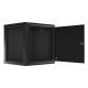 Lanberg WF01-6612-00B 12U Rack Wall-mounted Cabinet Black