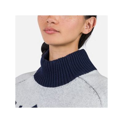 2. Rossignol W Cieloalto Tn Navy Blue Sweater