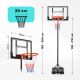 3. Meteor Denver Freestanding Basketball Hoop 108-210 cm