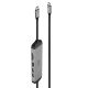 6. Lindy 43326 Docking Station Wired USB 3.2 Gen 1 (3.1 Gen 1) Type-C Black, Gray
