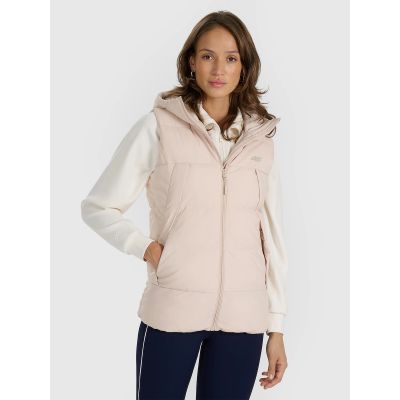 Women's down vest with synthetic filling 4F 4FRAW25TVJAF327-83S