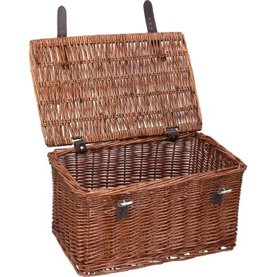 WICKER BICYCLE BASKET FOR THE FRONT 45x30x25cm BICYCLE GEAR