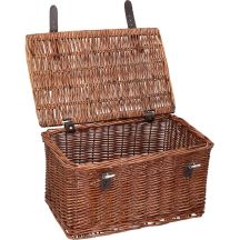 WICKER BICYCLE BASKET FOR THE FRONT 45x30x25cm BICYCLE GEAR
