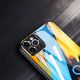 4. Color Glass Case Durable Cover with Tempered Glass Back and camera cover iPhone 11 Pro Max pattern 1