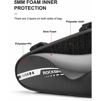 3. Rockbros B75 frame bag blue