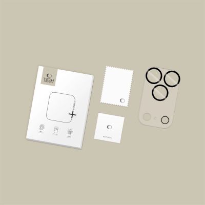 5. Tech-Protect Cam Fit+ Camera Cover for iPhone 17 Pro Max - Clear