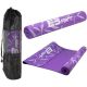 6. Anti-slip yoga mat 173x61x5mm flowers with purple bag EB FIT 1029405