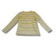 2. Wood Wood Kim Off-white/yellow stripes long sleeve t-shirt - 10235409-2323-Stripes