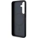 7. DKNY Leather Pattern Metal Logo MagSafe case for Samsung Galaxy S24+ - black
