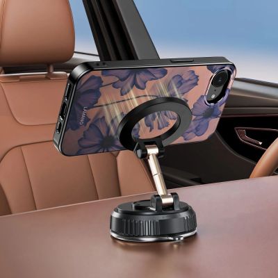 5. Tech-Protect Lamano MagSafe case for iPhone 16e / 17e - brown-purple