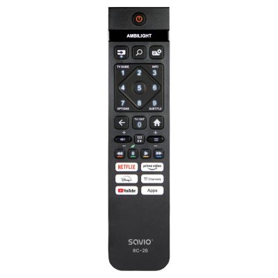SAVIO UNIVERSAL REMOTE CONTROL/REPLACEMENT FOR PHILIPS TV - SMART TV RC-26