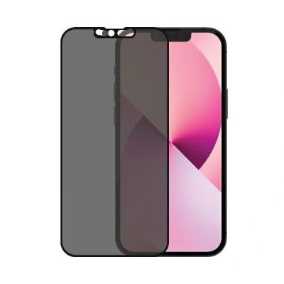 3. PanzerGlass E2E Microfracture Tempered Glass for iPhone 13 Mini Case Friendly CamSlider Privacy Antibacterial - Black