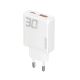 GaN Dudao A30EU 30W USB-A / USB-C Wall Charger - White