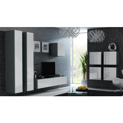 11. VIGO full display cabinet '180' 180/40/30 gray/white