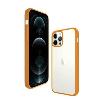 3. PanzerGlass ClearCase case for iPhone 12 / 12 Pro - transparent orange