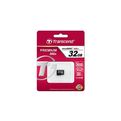 2. SD microSD Card 32GB Transcend SDHC Class10 w/adapter
