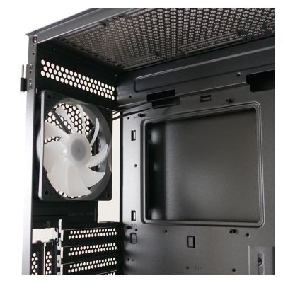 7. LC-Power Gaming 804B - Midi Tower - PC case - ATX - micro ATX - Mini-ITX - Metal - Plastic - Tempered glass - 16 cm