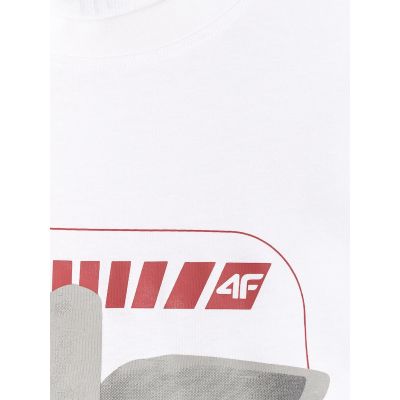 8. Men's regular printed T-shirt 4F 4FRAW25TTSHM3612-10S