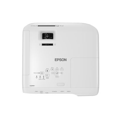 6. Epson EB-X49 Data Projector, Desktop Projector, 3600 ANSI Lumens, 3LCD XGA (1024x768), White