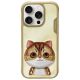 Nimmy Big Eyed Pet 2.0 Cat Case for iPhone 16 Pro - Green