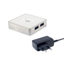 Conceptronic HUBBIES03W USB 3.2 Gen 1 (3.1 Gen 1) Micro-B Hubs and Hubs 5000 Mbit/s White