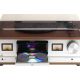 6. Denver MRD-52 Retro Stereo with Light Wood Turntable