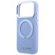 6. Karl Lagerfeld Ring Stand 360 Saffiano Classic Logo MagSafe Case for iPhone 18 Pro Max / 17 Pro Max - Light Blue