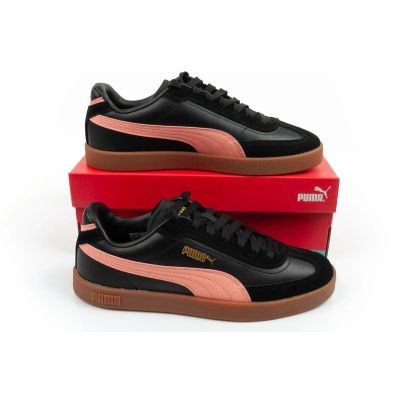 9. Puma women's sports shoes CLub II Era sneakers black fashionable leather