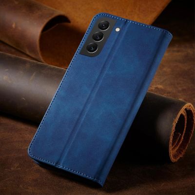 12. Magnet Fancy Case for Samsung Galaxy S23 Ultra Cover with Flip Wallet Stand Blue