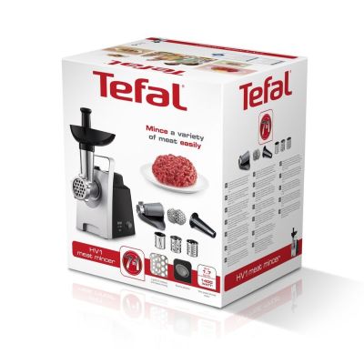 8. Tefal HV1 NE1098 Meat Grinder 1400W Black, Silver