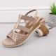 5. Comfortable wedge sandals Remonte W RKR667, pink gold