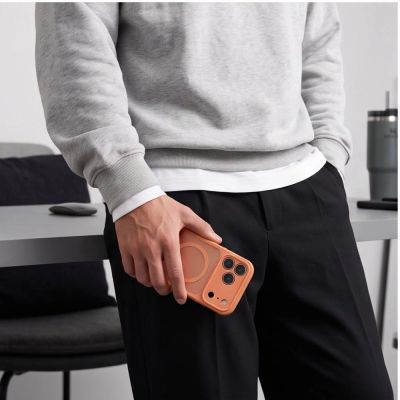 7. Tech-Protect BasicMag MagSafe Case for iPhone 17 Pro Max / 18 Pro Max - Matte Orange