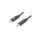 3. LANBERG USB-C CABLE 2.0 M/M 1M PREMIUM QC 4.0 POWER DELIVERY 60W BLACK CA-CMCM-40CU-0010-BK