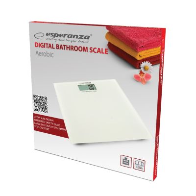 4. Esperanza Aerobic EBS002W bathroom scale (white)