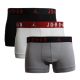 Air Jordan Flight Cotton Core Boxer 3-pack Grey/Black/White men's boxer shorts - JM0693-F66