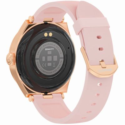 4. Smartwatch Gravity Rose Gold Pink GT25-2