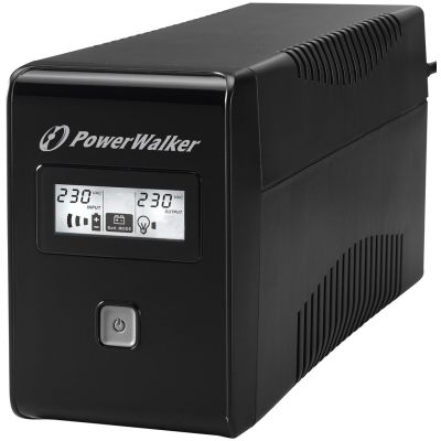 PowerWalker VI 850 LCD UPS line-interactive technology 0.85 kVA 480 W