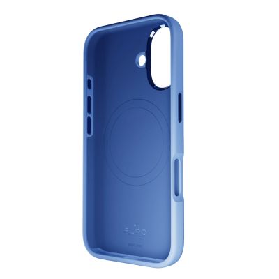2. Puro Icon Mag Pro MagSafe Silicone Case for iPhone 16 - Blue
