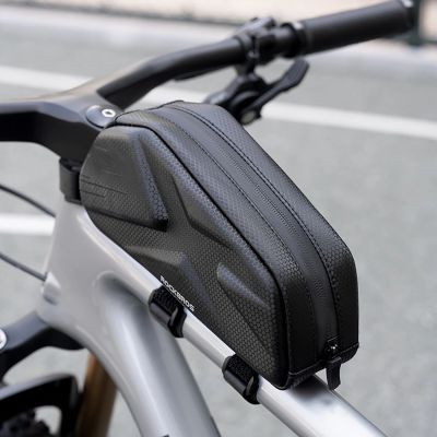 8. Rockbros Bike Bag, Rigid, Frame, Top Tube, 1.4l - Black