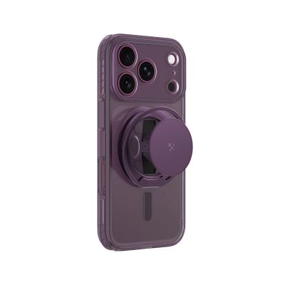 4. AmazingThing Titan Pro Pop Lens Case for iPhone 18 Pro with Camera Cover, Holder and Stand, MagSafe Compatible - Purple