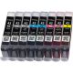 Canon 6384B010 Ink Cartridge 8 pcs Original Standard Yield Black, Cyan, Gray, Light Gray, Magenta, Photo Cyan, Photo Magenta, Yellow