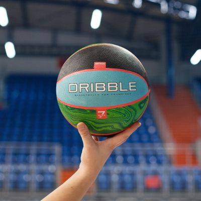 6. Meteor Dribble Basketball Blue/Green