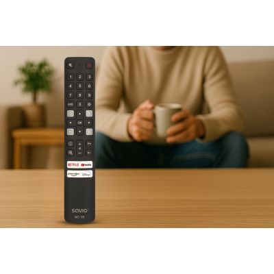 3. SAVIO UNIVERSAL REMOTE CONTROL FOR TV / REPLACEMENT FOR TCL TV - SMART TV RC-15