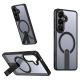 Hybrid Armor X Case for Samsung Galaxy A36 / A37 with Stand Compatible with MagSafe - Black
