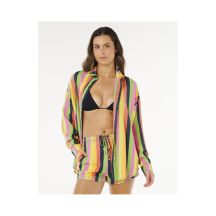 RIP CURL Neon Stripe Relaxed Shirt Multicolor