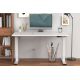 2. Electric desk frame with height adjustment, two-stage motor, white