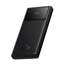 Baseus Star-Lord 10000mAh 22.5W Powerbank with Digital Display and 30cm USB-C 3A Cable - Black