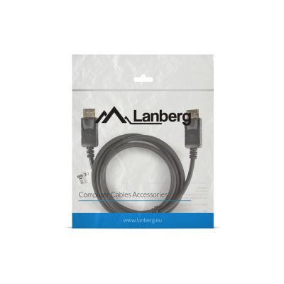 4. Lanberg CA-DPDP-10CC-0018-BK Cable (DisplayPort Male - DisplayPort Male; 1.8m; black)