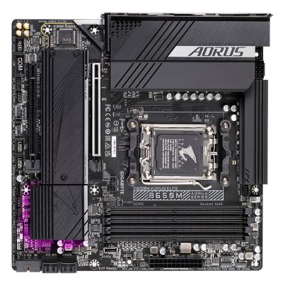 2. Gigabyte B650M AORUS ELITE Motherboard (B650, AM5, mATX, DDR5)