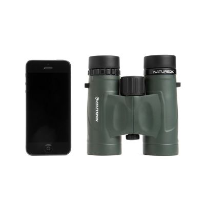 6. Celestron Nature DX 8x32 Binoculars BaK-4 Black, Green